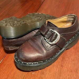 Vintage Dark Brown Dr Marten Oxfords